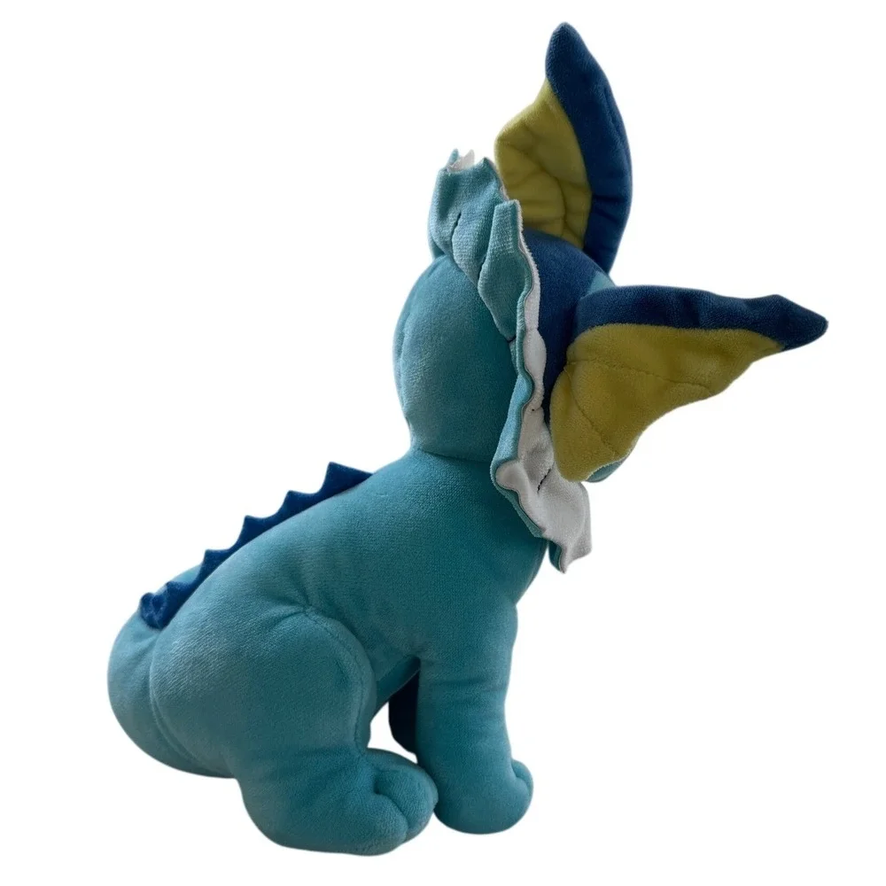 Pokemon Center Vaporeon Plush 10 Inch Blue Eevee Evolution Stuffed Animal Toy